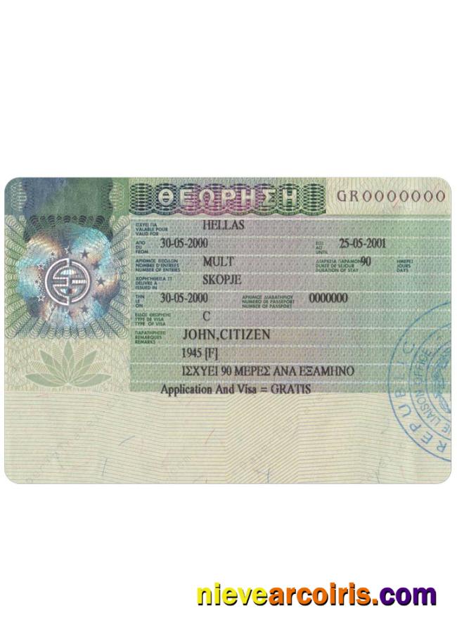 GREECE visa